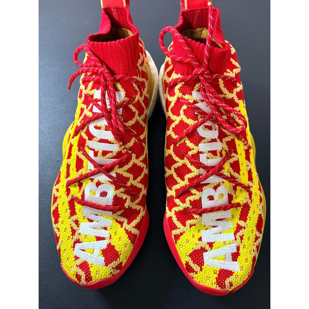 Adidas Pharrell Williams Crazy BYW LVL X Ambition Red Yellow G27805 Mens Shoes